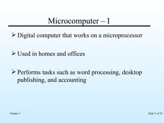 Fundamentals of a Personal Computer | PPT