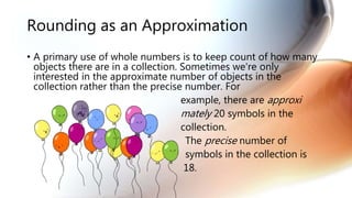 Approximation And Rounding C1: Whole Numbers | PPTX
