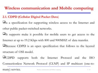 Comprehensive Overview of Wireless Communication Technologies and ...