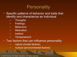 Innate Traits Psychological Health | PPT