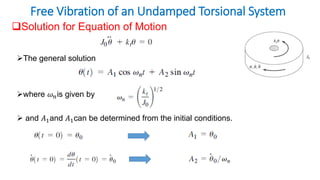 Chapter 2-1 Free Vibration of Single-Degree of-Freedom System | PDF