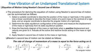 Chapter 2-1 Free Vibration of Single-Degree of-Freedom System | PDF