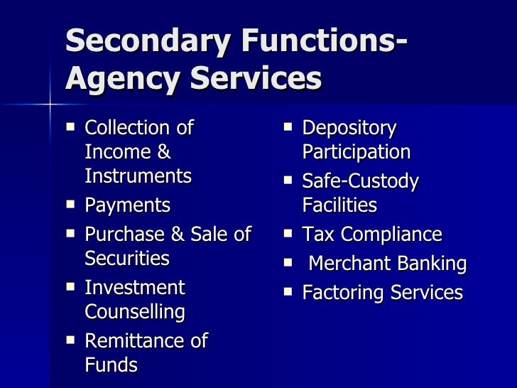 Commercial banks in the securities market Commercial banks in the securities market