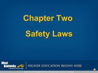 Chapter Two  Safety Laws 