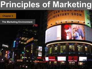 Principles of Marketing Chapter 2 The Marketing Environment 