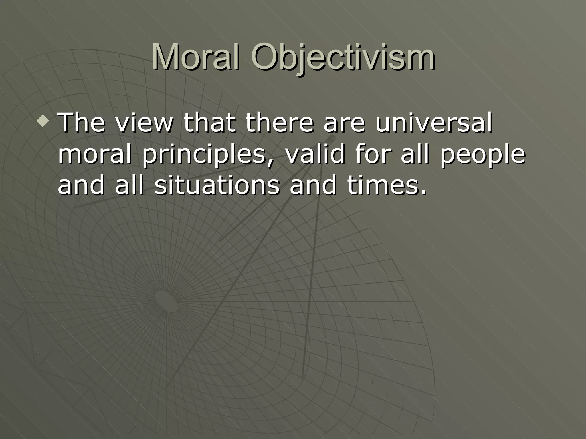 Chapter 2: Ethical Relativism | PPT