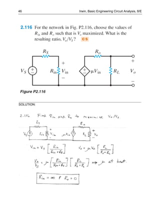 46          Irwin, Basic Engineering Circuit Analysis, 8/E




SOLUTION:
 