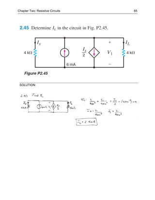 Chapter Two: Resistive Circuits   85




 SOLUTION:
 