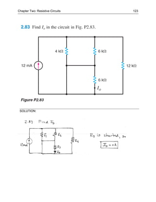 Chapter Two: Resistive Circuits   123




 SOLUTION:
 