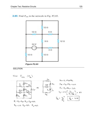 Chapter Two: Resistive Circuits   125




   SOLUTION:
 
