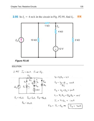 Chapter Two: Resistive Circuits   135




 SOLUTION:
 