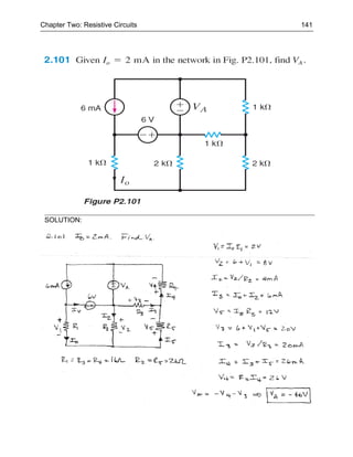 Chapter Two: Resistive Circuits   141




 SOLUTION:
 