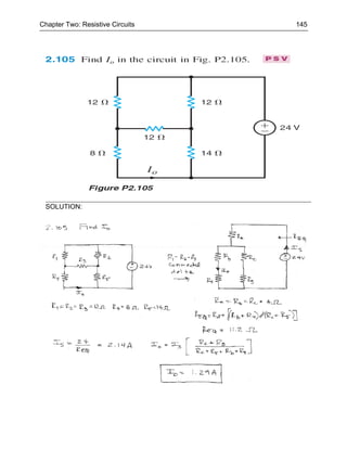 Chapter Two: Resistive Circuits   145




 SOLUTION:
 
