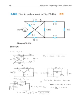 46           Irwin, Basic Engineering Circuit Analysis, 8/E




 SOLUTION:
 