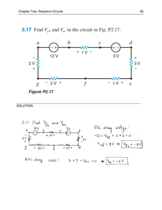 Chapter Two: Resistive Circuits   55




SOLUTION:
 