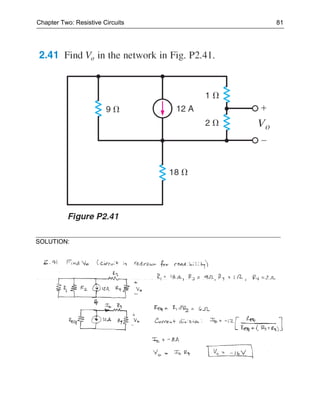 Chapter Two: Resistive Circuits   81




SOLUTION:
 