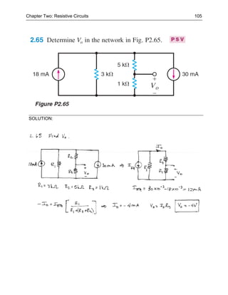 Chapter Two: Resistive Circuits   105




 SOLUTION:
 