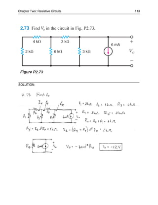 Chapter Two: Resistive Circuits   113




SOLUTION:
 