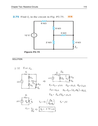 Chapter Two: Resistive Circuits   115




 SOLUTION:
 