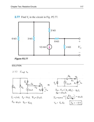Chapter Two: Resistive Circuits   117




 SOLUTION:
 