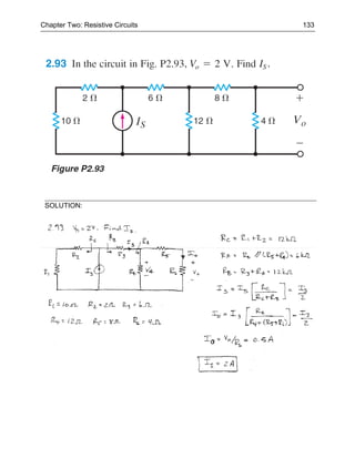 Chapter Two: Resistive Circuits   133




 SOLUTION:
 