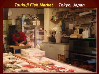 Tsukuji Fish Market  Tokyo, Japan 