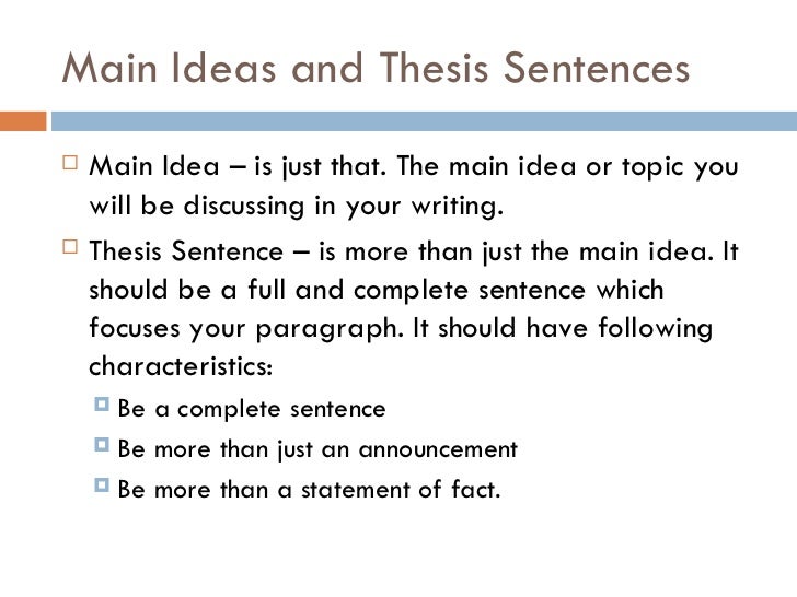 A thesis statement should have which of the following characteristics?- a thesis statement should have which of the following characteristics