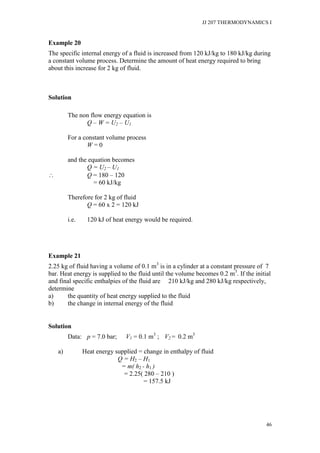 JJ207 Thermodynamics I Chapter 2 | PDF