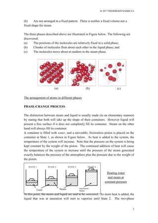 JJ207 Thermodynamics I Chapter 2 | PDF