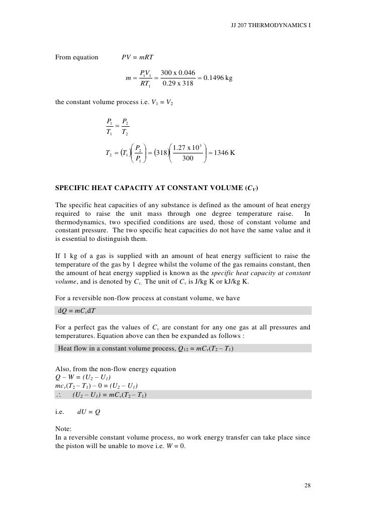 Advanced Chemical Engineering Thermodynamics 31 July 2016