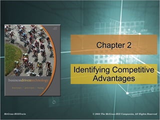 Chapter 2


                    Identifying Competitive
                          Advantages



McGraw-Hill/Irwin        © 2008 The McGraw-Hill Companies, All Rights Reserved
 