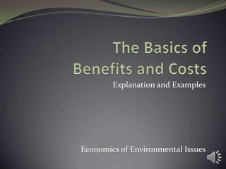 Explanation and Examples




Economics of Environmental Issues
 