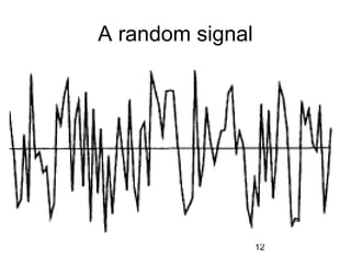 12
A random signal
 