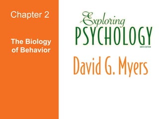 The Biology
of Behavior
Chapter 2
 