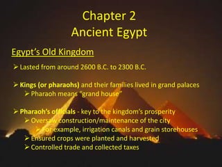 Chapter 2 Ancient Egypt