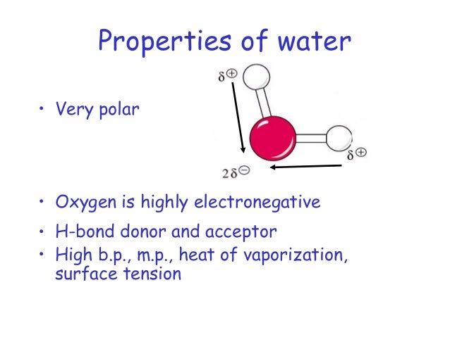 chapter 2 properties of water ph buffers slideshare property of water