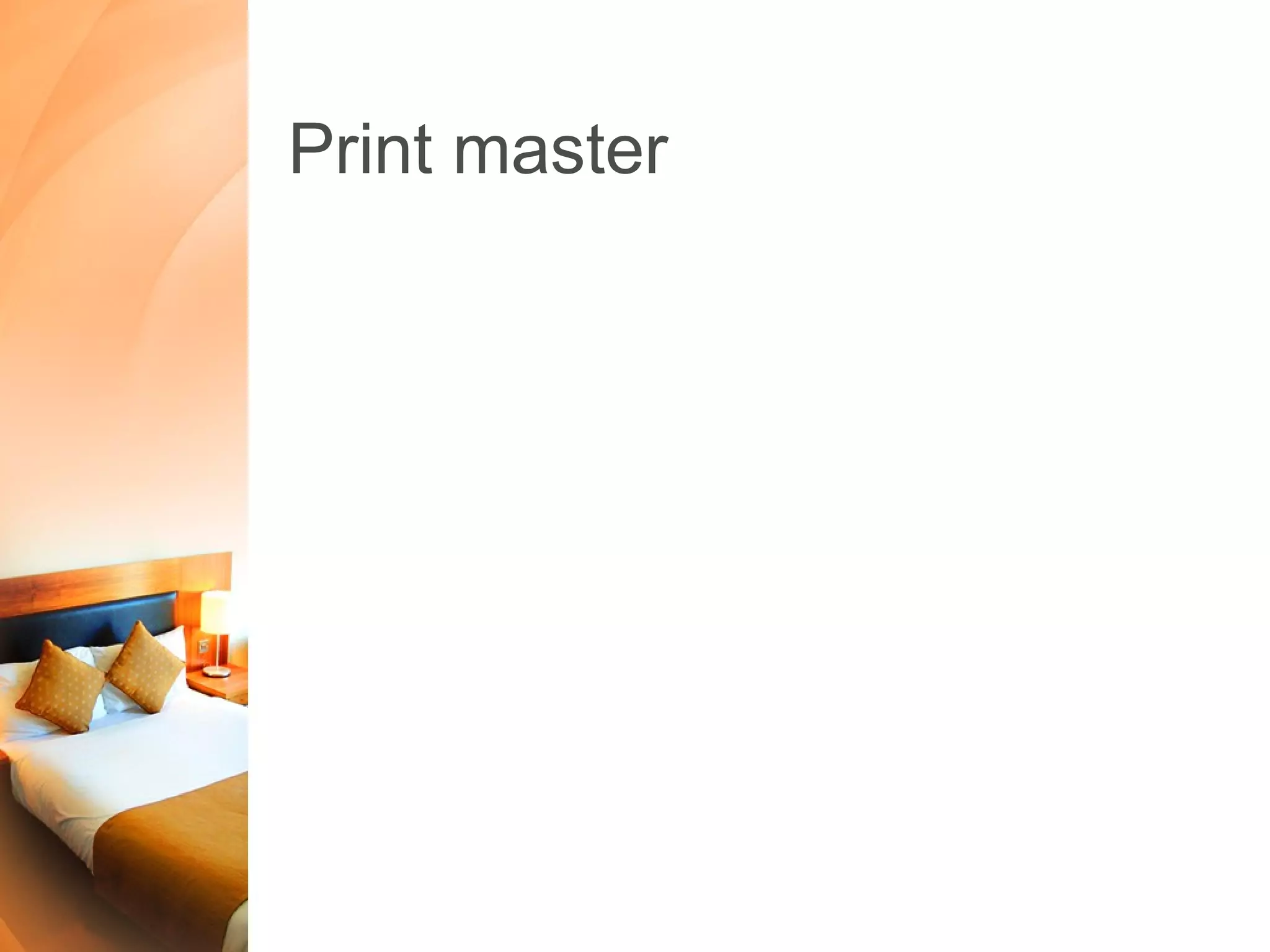 Print master 
 