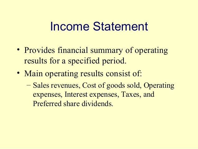 financial statements cash flows taxes and the language of finance taxes expenses