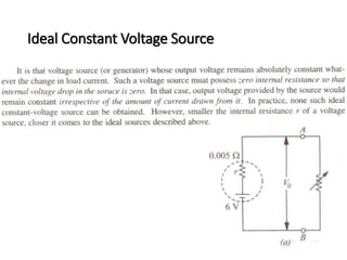 Ideal Constant Voltage Source 
 
