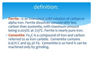 Chapter 2: Ferrous Material | PDF