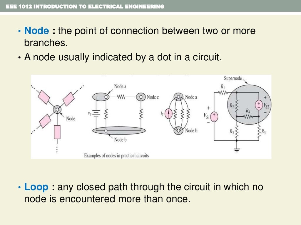 Chapter 2: Fundamentals of Electric Circuit