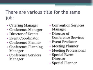 Chapter 2 The Event Manager And Its Duties And Responsibilities