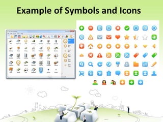 Example of Symbols and Icons
 