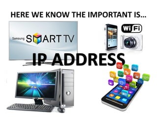 HERE WE KNOW THE IMPORTANT IS…
 