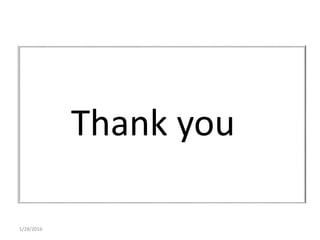 Thank you
1/28/2016
 