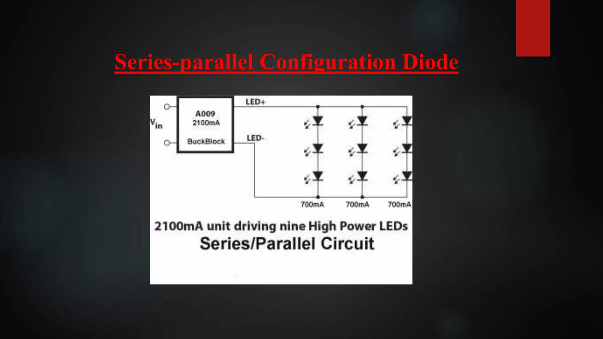 Series-parallel Configuration Diode
 