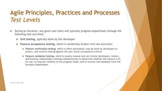Chapter 2 - Fundamental Agile Testing Principle, Practices & Process | PPTX