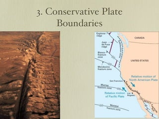 3. Conservative Plate
     Boundaries
 