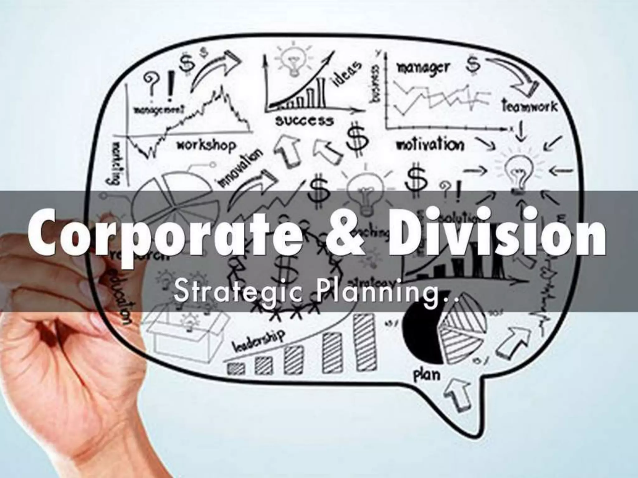 How is strategic planning carried out at different levels of the organisation?