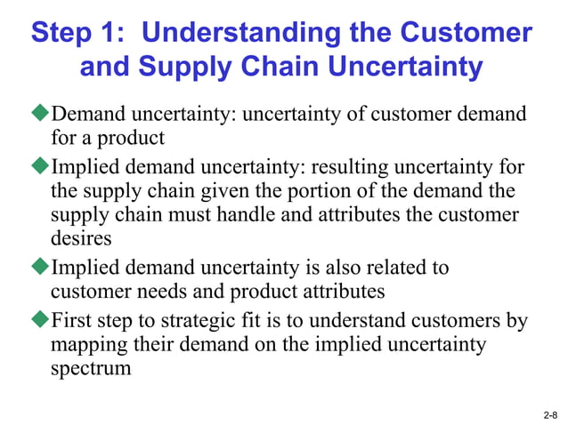 Chapter 2 Supply Chain Performance: Achieving Strategic Fit and Scope ...